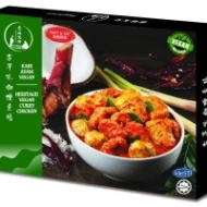VEGGILICIOUS HERITAGE VEGAN CURRY CHICKEN(10 Box Per CTN