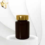 Dark Amber Capsule Bottle 80cc ml g