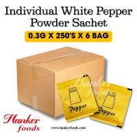 White Pepper Sachet Lada Putih [0.3g x 1500 Sachet]