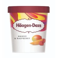 Haagen-Dazs Mango & Raspberry Ice Cream 473ml Pint (8 pints per carton) Imported from France