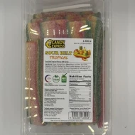 Candy Express Tropical Flavoured Sour Sour Belts (1.5kg x 8 tubs)