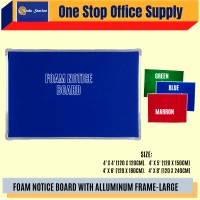 COLOUR FOAM NOTICE BOARD - BLUE COLOUR ( 4' x 4' ) LARGE SIZE