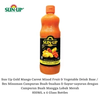 Sun Up Gold - Mango Carrot Mixed Fruit & Vegetables Drink Base (6 bottles x 850ml)