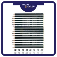 FABER CASTELL ( B ) ART PENCIL 9000 DRAWING PENCIL - ( 1 BOX   12'S )