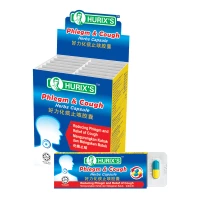 Hurix's Phlegm & Cough Herbs Capsule (12 Units Per Outer)
