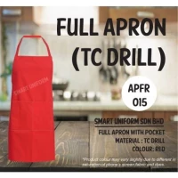 Full Apron TC Drill Red APFR015