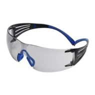 3M SecureFit Safety Glasses -BLU, Blue Gray, I O Gray Scotchgard Anti-fog Lens, Sirim and Dosh Approved