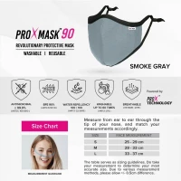 PROXMASK 90 Antimicrobial Reusable Face Mask - S Size