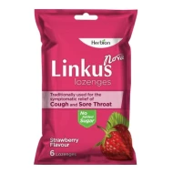Herbion Linkus Sugar-Free Cough Lozenges Strawberry Flavor 6s (Tidak Mengandungi Gula)