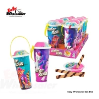 MY LITTLE PONY WAFER ROLLS CUP - STRAWBERRY & SPRINKLES