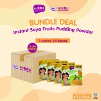 Nibou (NBI) DADIH Instant Soya Fruits Corn Pudding Powder (90gm X 24)