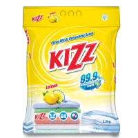 Kizz Detergent Powder (Lemon) 6 x 2.3kg (6 Units Per Carton)