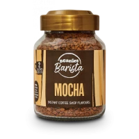 Beanies Flavour Coffee - Barista Range - Mocha Instant Coffee - 50g x 6 Bottles