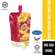 Honey Passion Fruit Pouch Bag Ready-to-Drink Beverage - 200ml