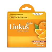 Herbion Linkus Sugar-Free Cough Lozenges Orange Flavor 9s (Tidak Mengandungi Gula)