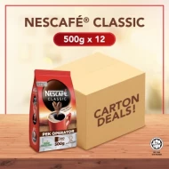 NESCAFE CLASSIC Refill Pack Kopi Segera 12pack (500g each)