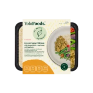 Green Curry Chicken with Basmati Rice, Long Beans and Eggplants - REGULAR (340 G)