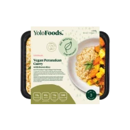 Vegan Peranakan Curry With Brown Rice - REGULAR (340 G)