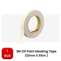 3M 231 PAINT MASKING TAPE (12MM X 55M)