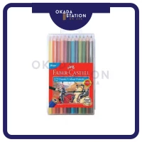 FABER CASTELL SLIM BOX COLOUR PENCIL - ( 12'S )