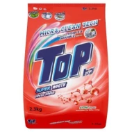 Top SUPER WHITE Anti Malodour Powder Detergent 2.3kg [KLANG VALLEY ONLY]