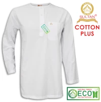 SULTAN KURTA - COTTON PLUS - WHITE