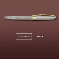 PRESIDENT - Metal Roller Pen (250 Units Per Carton)