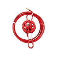 Adjustable multipurpose steel cable lockout