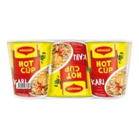 Maggi Hot Cup Kari 58g 6's