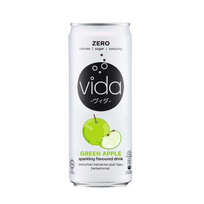 Vida 325ml - Green Apple  (1 x 24 x 325ml)