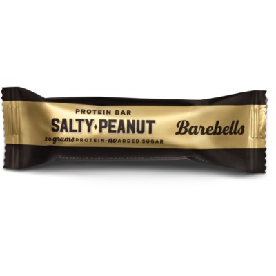 BAREBELLS Protein Bar - Salty Peanut  55g x 12 bars (3 cartons per bundle)