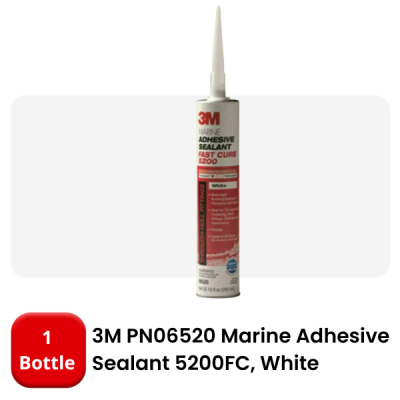 3M PN06520 MARINE ADHESIVE SEALANT 5200FC - White (295ML)
