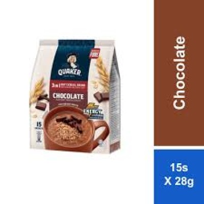 QUAKER 3-IN-1 CHOCOLATE 28G X 15S X 12