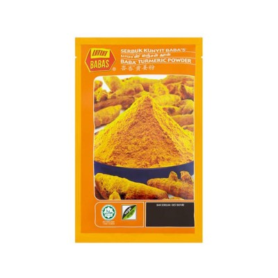 Babas Turmeric Powder 125g [KLANG VALLEY ONLY]