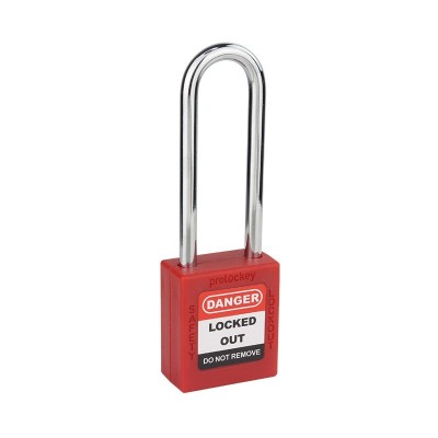 LOTO padlocks 76mm steel short shackle