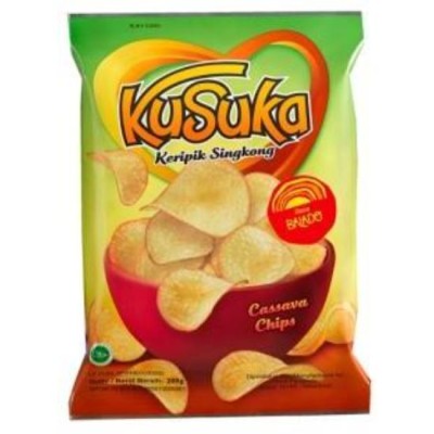 Kusuka Keripik Singkong Barbeque 180g x 10 units