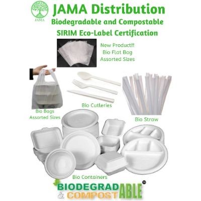Biodegradable and Compostable Singlet Bags 24x30 (1000 Units Per Carton)