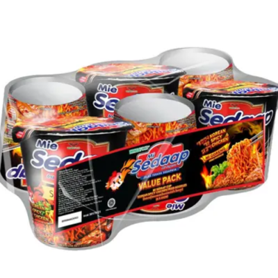 Mi Sedaap Cup Selection Korean Spicy Chicken Flavour Instant Noodle 81gx6