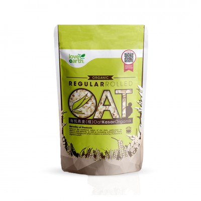 Organic Regular Rolled Oat 400g