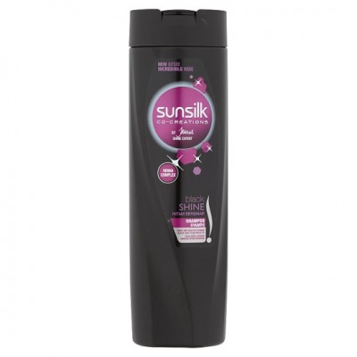 SUNSILK DAZZLING BLACK SHINE SHAMPOO 300ML 12 X 300ML