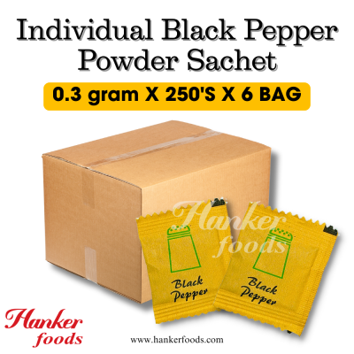 Black Pepper Sachet Lada Hitam [0.3g x 1500 Sachet]