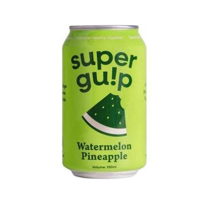 SUPERGULP Watermelon Pineapple Sparkling Prebiotics 330ml x 24