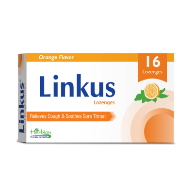 Herbion Linkus Cough Lozenges with Natural Orange Flavor 16s