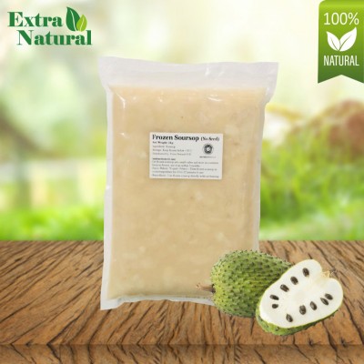 [Extra Natural] Frozen Soursop Pulp with Seed 900g