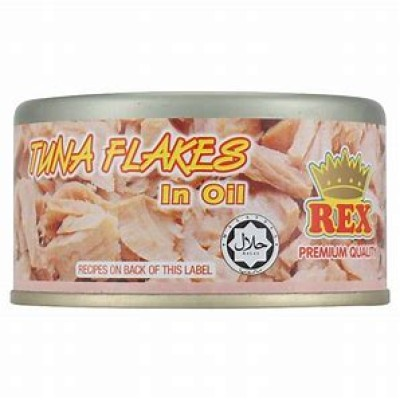REX TUNA FLAKES IN OIL (185GM)