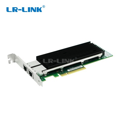 LR-LINK PCIe x8 Dual-port 10G Ethernet Network Adapter PCIE Card (Intel X540) (LREC9802BT)