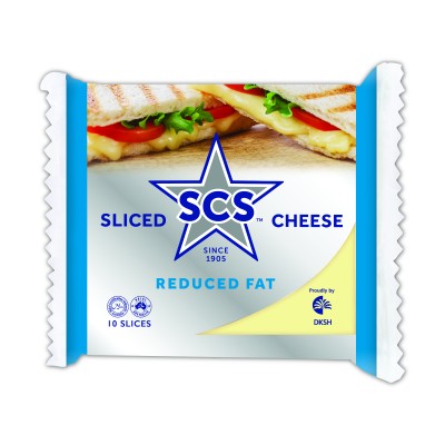 SCS REDUCED FAT CHEESE SLICES 200G x 32