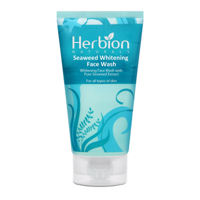 Herbion Naturals Seaweed Whitening Face Wash with Pure Seaweed Extract (100ml)