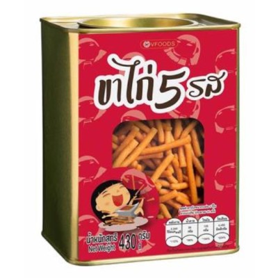 Five Tasty Sticks Biscuits (430g) x 12 units