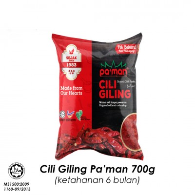 Cili Giling Pa'man - 700g